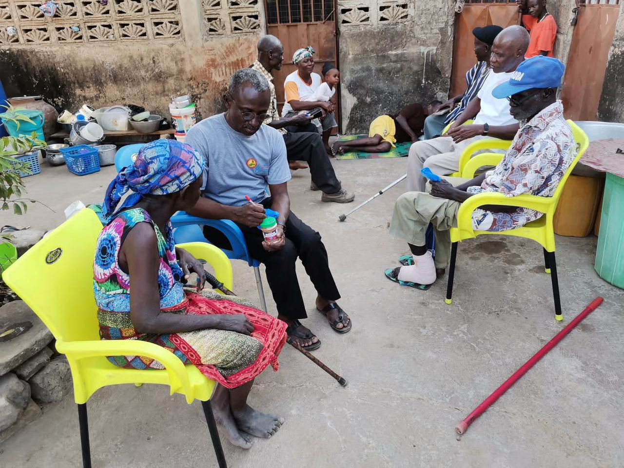 Outdoor Medical Consultation
